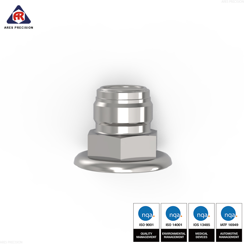 不锈钢VCR高纯度气体接头-精密加工